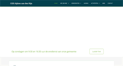 Desktop Screenshot of cgkalphen.nl